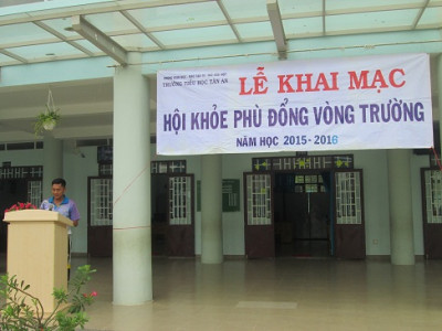Tiểu học Tân An tổ chức Hội Khỏe Phù Đổng cấp trường năm học 2015-2016