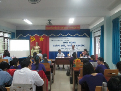 Hội Nghị CBVC trường Tiểu học Tân An 2016-2017