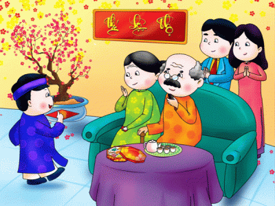 Tiểu học Tân An phát quà cho các em học sinh nghèo đón tết Đinh Dậu 2017.
