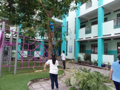 Ngày 29/04/2022, trường Tiểu học Tân An tổ chức cho toàn thể cán bộ giáo viên nhân viên và học sinh lao động vệ sinh.