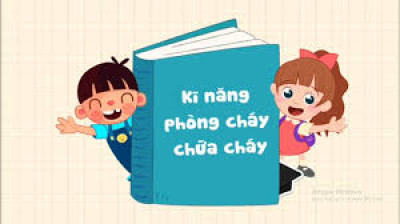 Tiết sinh hoạt lớp chuyên đề "Phòng cháy chữa cháy" tại  trường Tiểu học Tân An
