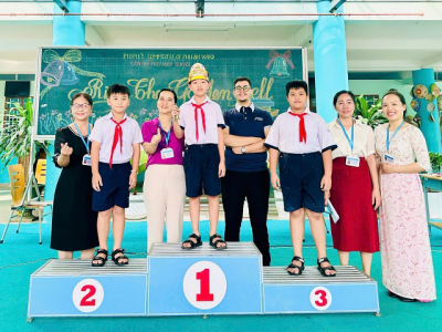 Trường Tiểu học Tân An tổ chức hội thi “Ring the Golden Bell – Rung Chuông Vàng”