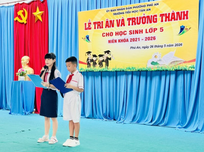 Trường Tiểu học Tân An tổ chức Lễ Tổng kết năm học 2025-2026