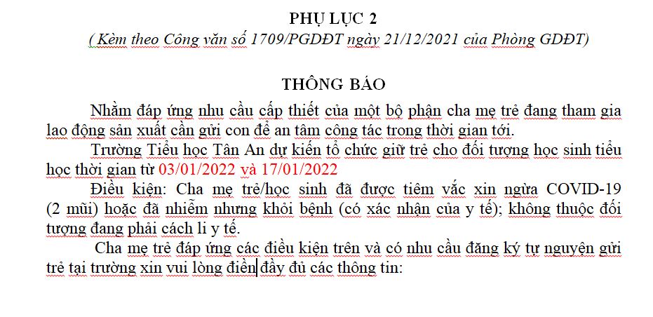 thong bao di hoc