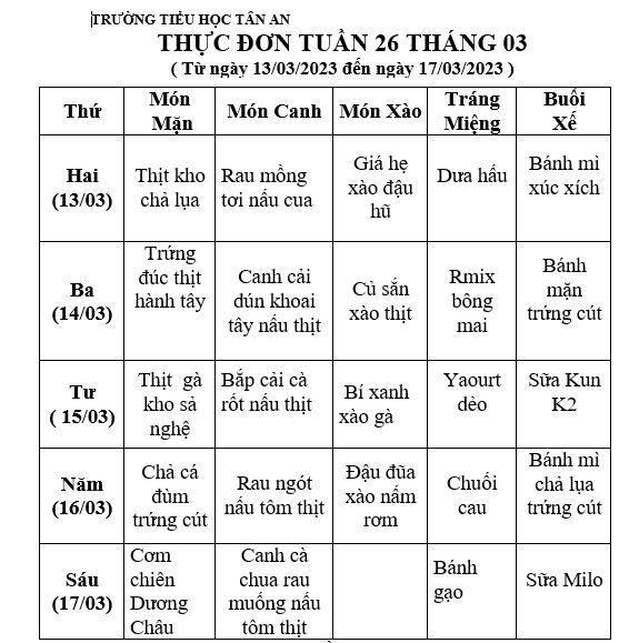 TUẦN 26