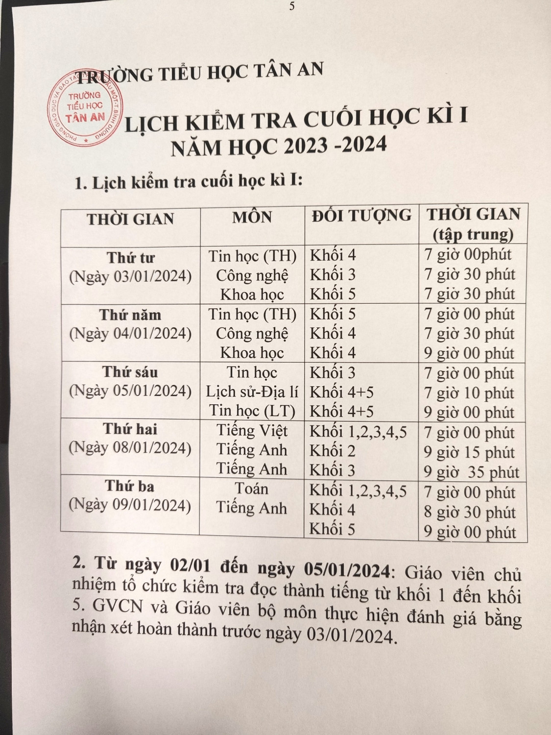 lich kiem tra hk 1 2023 2024