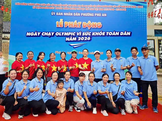 Trường Tiểu học Tân An tham gia “Ngày chạy Olympic vì sức khỏe toàn dân năm 2026 chào mừng thành công cuộc bầu cử đại biểu Quốc hội khóa XVI và đại biểu Hội đồng nhân dân các cấp nhiệm kỳ 2026 - 2031”