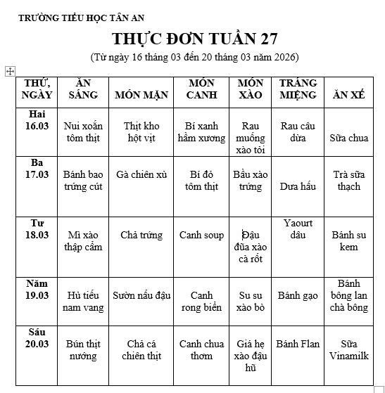 TUẦN 27