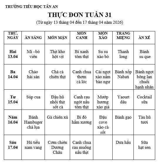 TUẦN 31