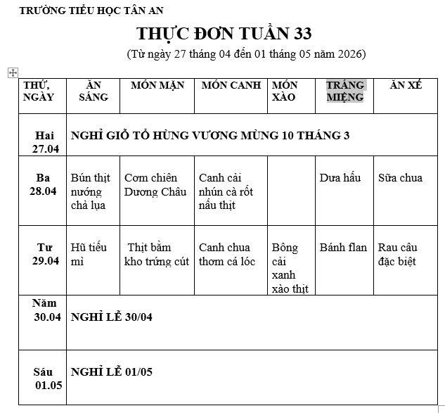 TUẦN 33